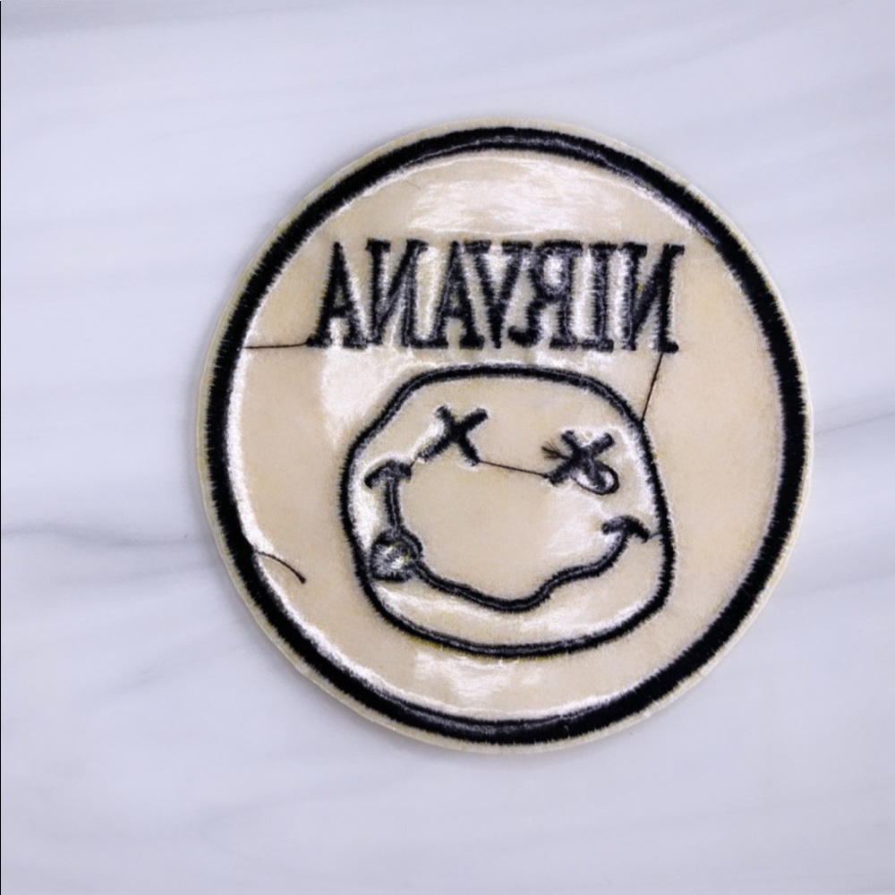 👽 3/$25 Nirvana Embroidered Patch - Picture 3 of 3